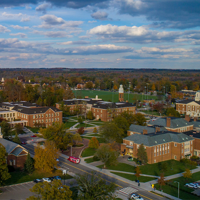 Aerial View of the Oxford Campus