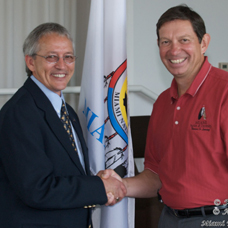 Chief Gamble and President Hodge