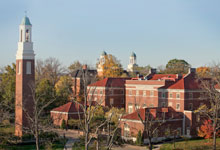 Skyview of bell tower