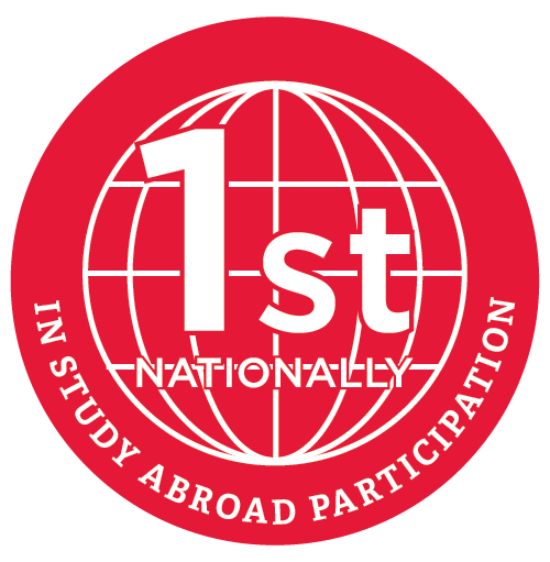 2nd nationally in study abroad participation.