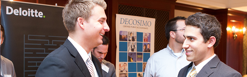 A group of students present a thesis project