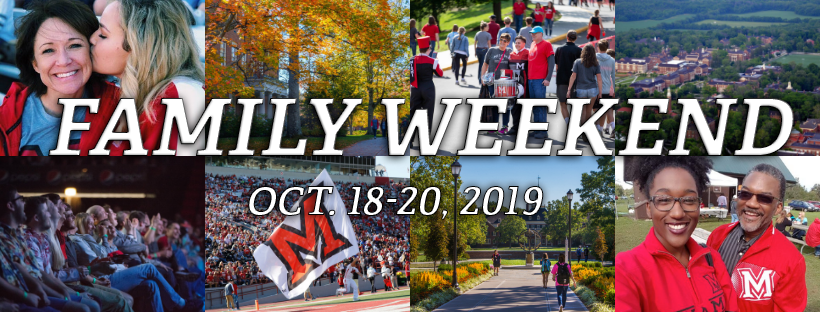 Family Weekend 2019: October 18-20
