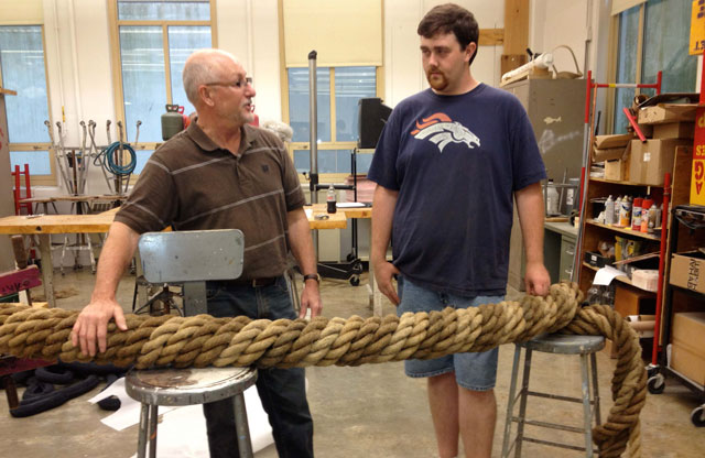 Foley, who is from Findlay, Ohio, called it an honor to be involved in the project and "able to consult and give guidance with my expertise with three-dimensional objects."