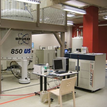 850 MHz nuclear magnetic resonance (NMR) spectrometer in Miami's Center for Structural Biology and Metabonomics