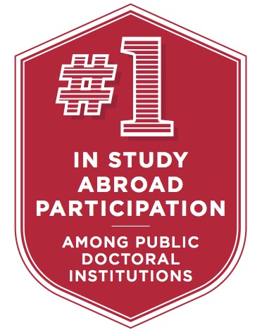 2nd in study abroad participation among public doctoral institutions.