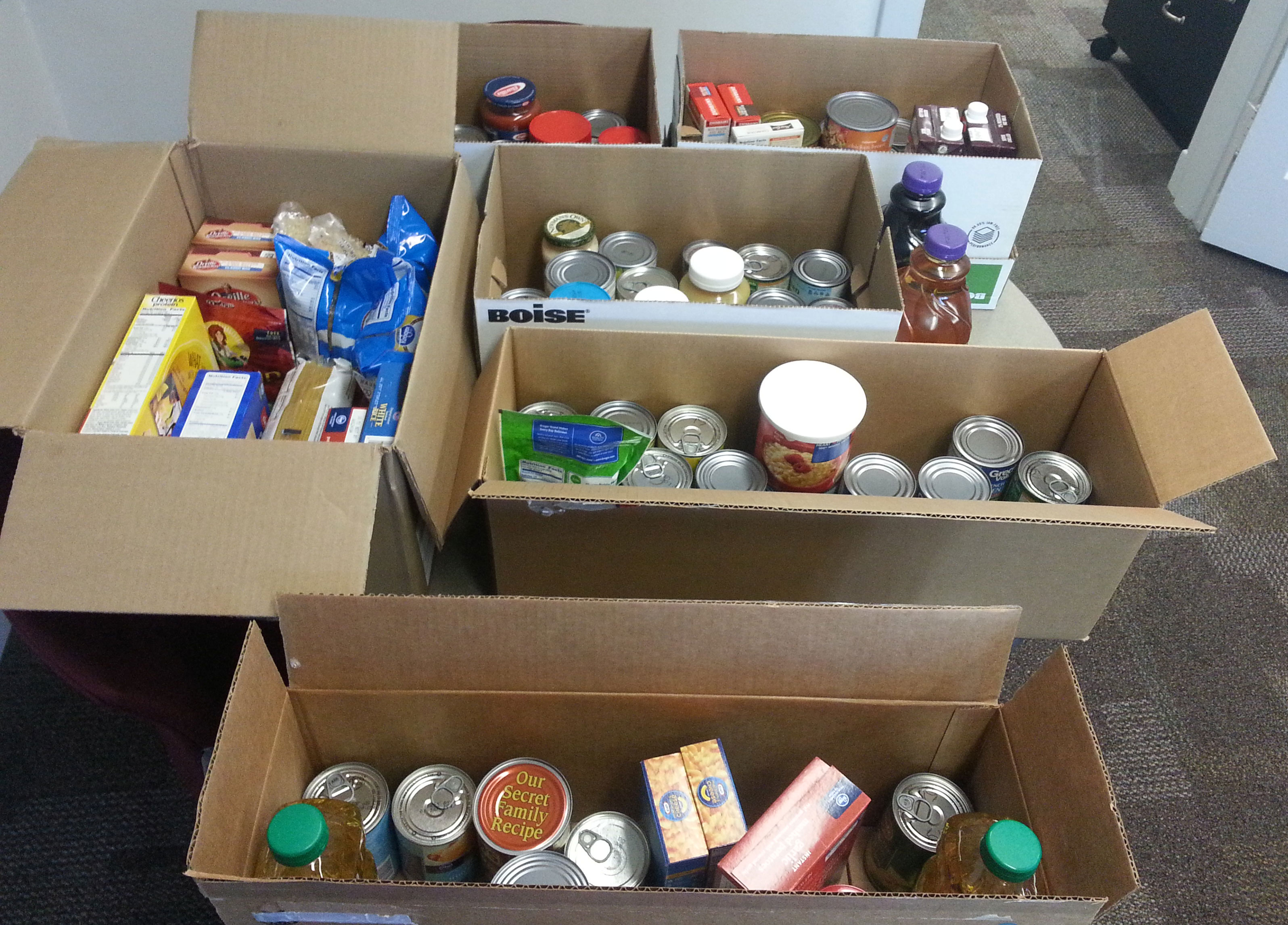 Donated cans