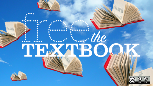 Graphic says Free the textbooks