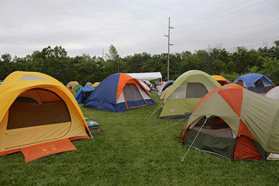 Tent village