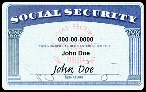 security social card number cards ss replacement dollars five medicare federal government sold information edu lost human replace iowa hackers