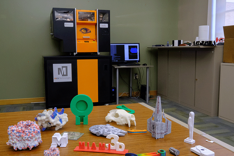 New 3-D printers are part of the Miami Libraries' technology upgrades.