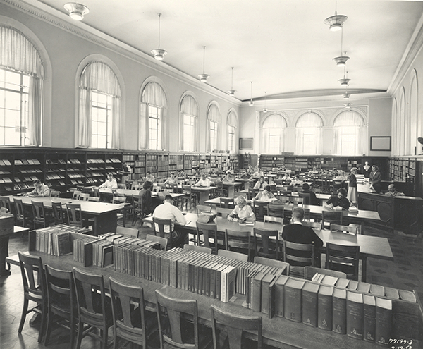 The Alumni Library reading room.