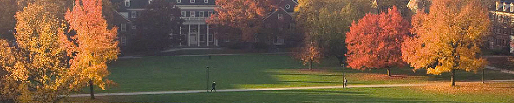 Beautiful landscape in front of MacCracken on a fall day