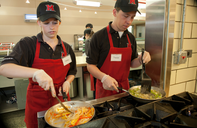 Our dining facilites feature made-to-order entrees, made just the way you want them.