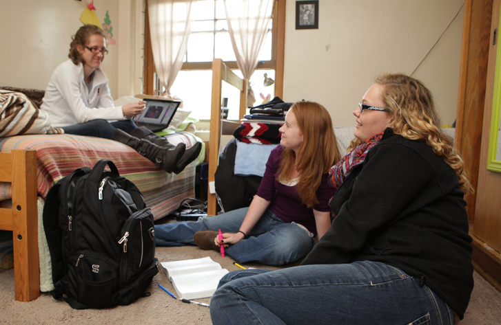 Living-learning communities are residence groups for first year students, created around various interests or fields of study - like medicine or the arts.