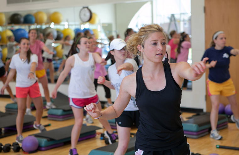 Dive, lift, run, climb, or sweat your way to the Rec Center. However you do it, just get moving.