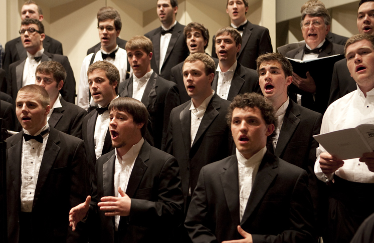 Founded in 1907, the Men's Glee Club is among the oldest and largest groups of its kind in the nation. Under the direction of Dr. Jeremy Jones, the tradition of excellence continues.