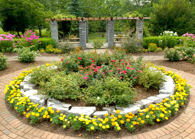 Stroll through the formal gardens and enjoy the beauty.