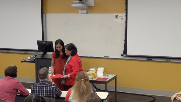 Students receive the Outstanding Student Awards