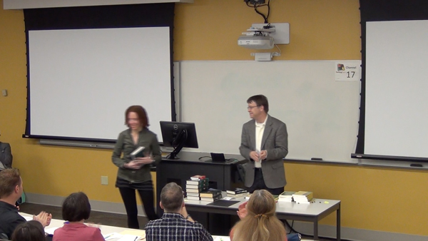 Students receive the Outstanding Student Awards