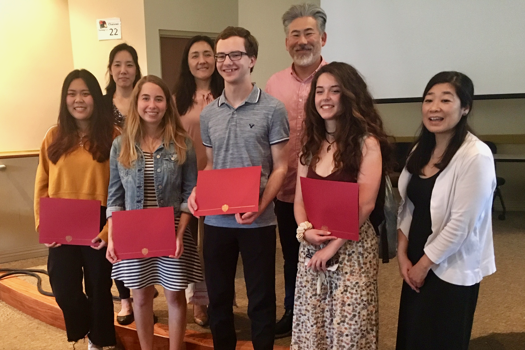 Outstanding Japanese Award Students