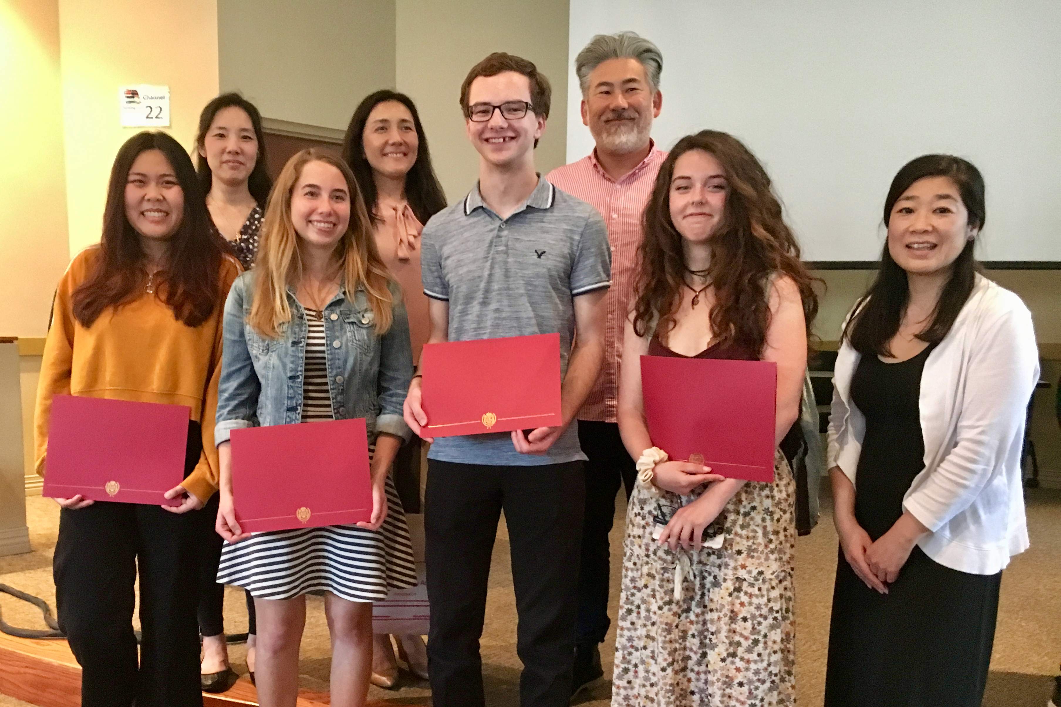 Outstanding Japanese Award Students