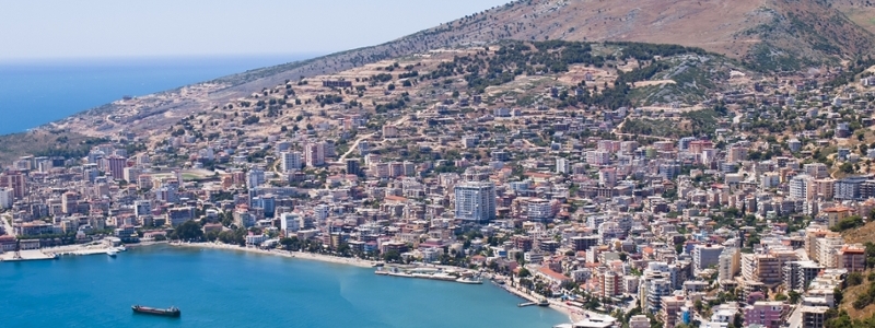 The coast of Albania.