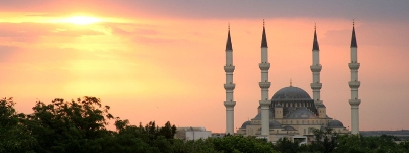 A mosque in Turkmenistan