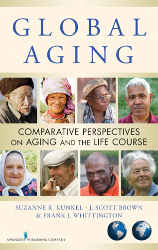 Photo of front of book titled Global Aging 