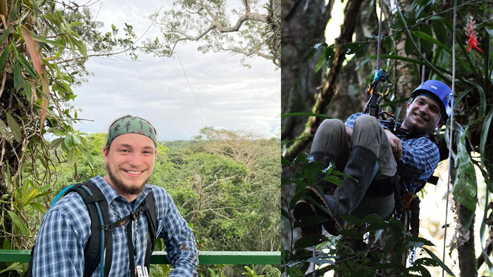 Nico Jaworski in the jungles of Ecuador 