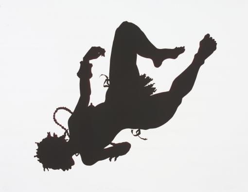 print of a human silhouette