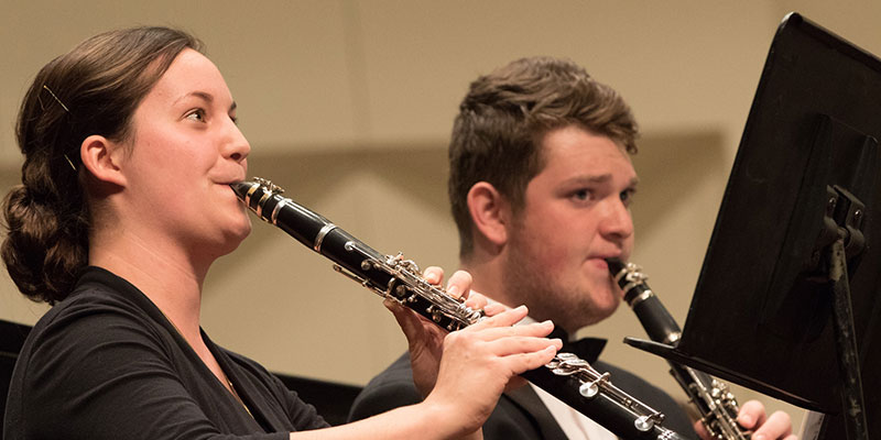 members of the Wind Ensemble