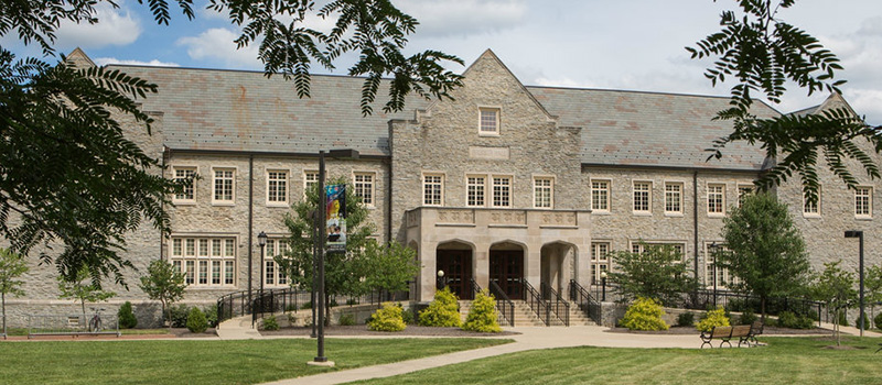 Exterior of Presser Hall, home of the Department of Music
