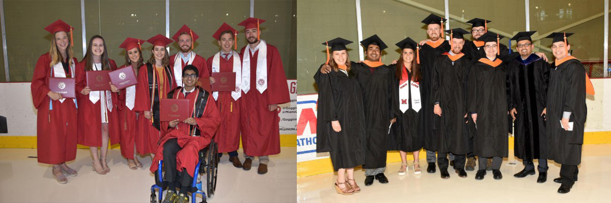 A group of students graduating from the College of Engineering and Computing.