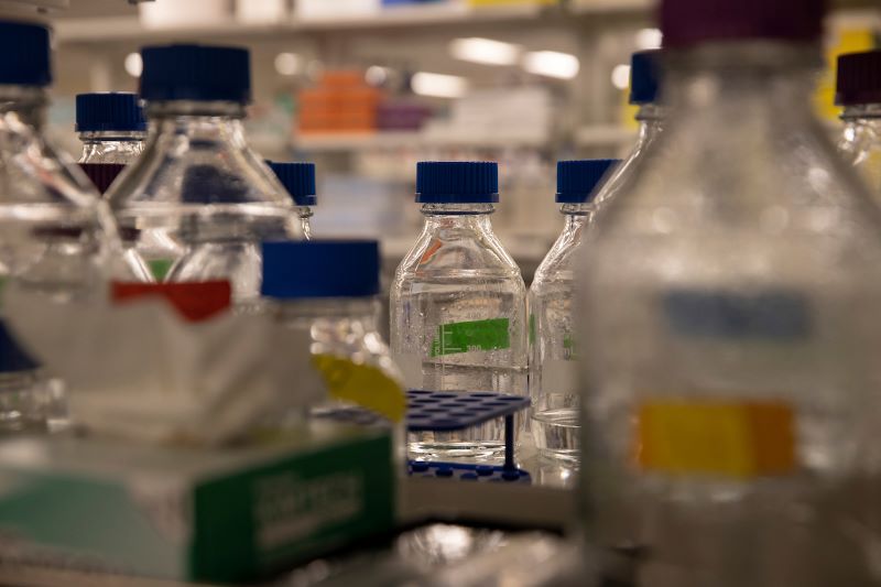 chemical engineering lab bottles