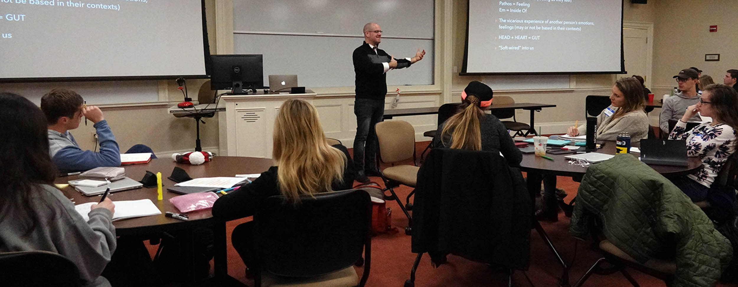 Guest speaker lectures in an ESP 461 class