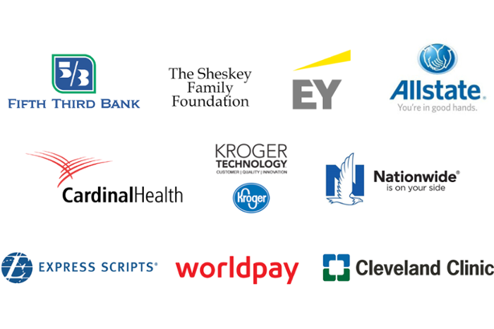 Allstate Fifth Third Kroger Technologies Nationwide Sheskey Family Foundation Express Scripts Cleveland Cleveland Clinic Cardinal Health EY