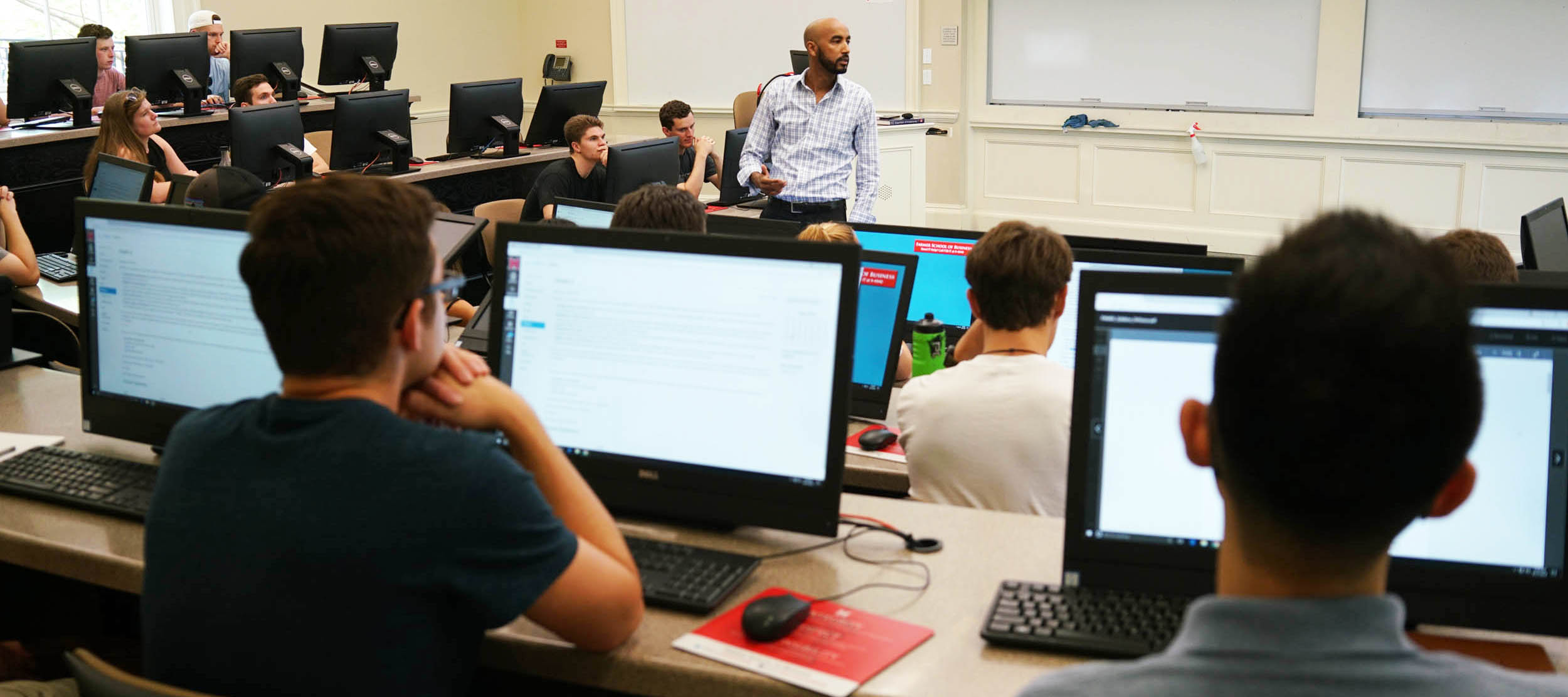 Class ongoing in Chaifetz Trading Room