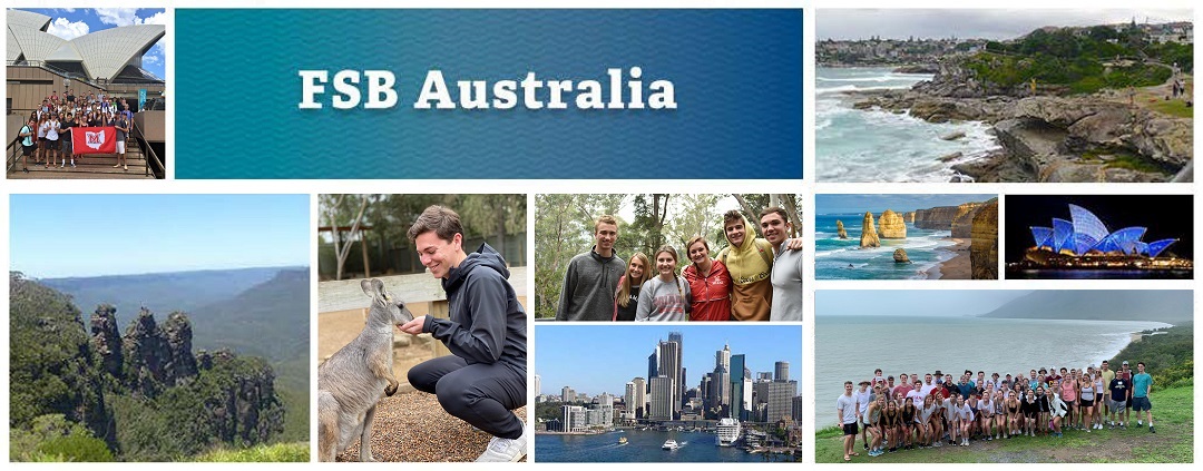 Montage of images from Australia experiences