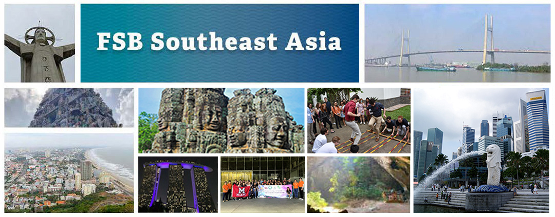Montage of images from SE Asia experiences