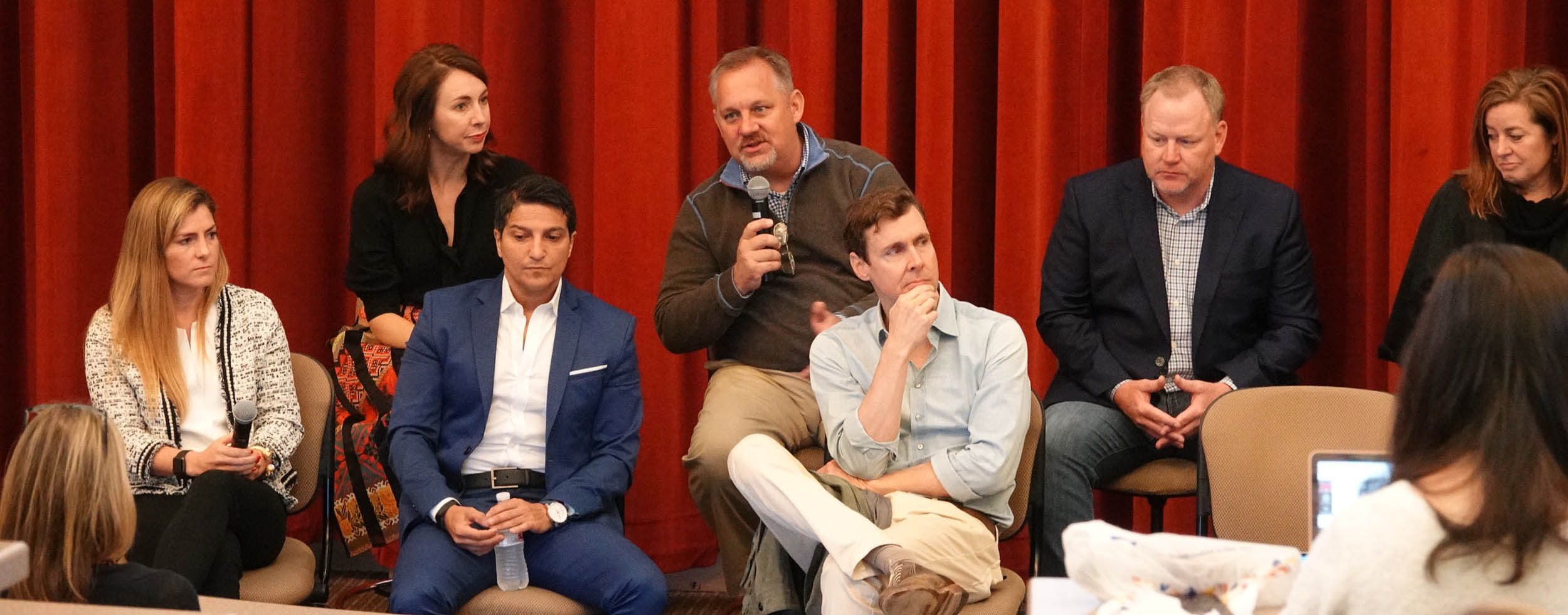 Cradle of Marketers speakers talk to students
