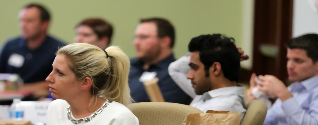 MBA students in class