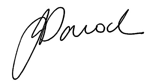 Image of Jenny Darroch's signature.