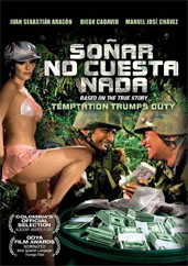 Cover art for the Colombian film Sonar no cuesta nada