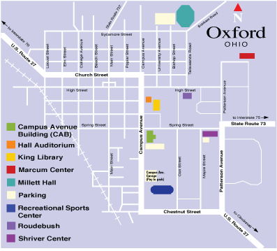 Map for New Faculty Orientation