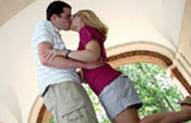 Kissing Under the Arch