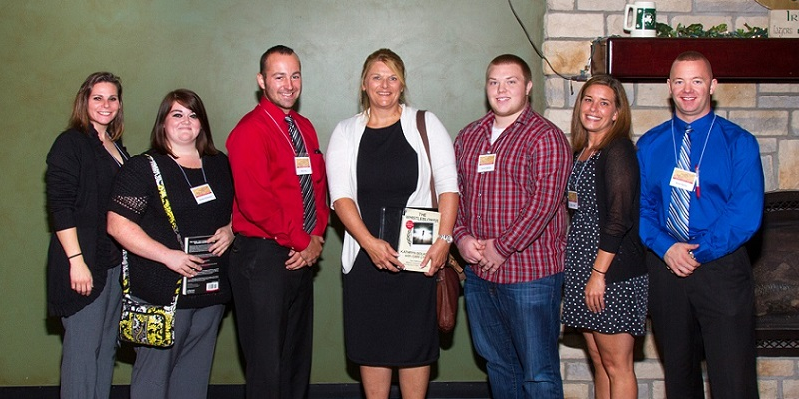 Criminal Justice society members with Kathryn Bolkovac.