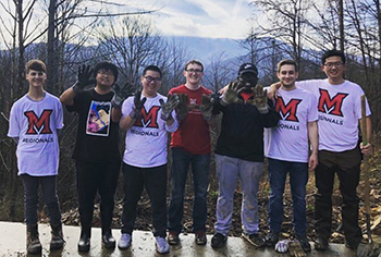 Picture of a group of Miami Regionals students that went on the alternative spring break trip.