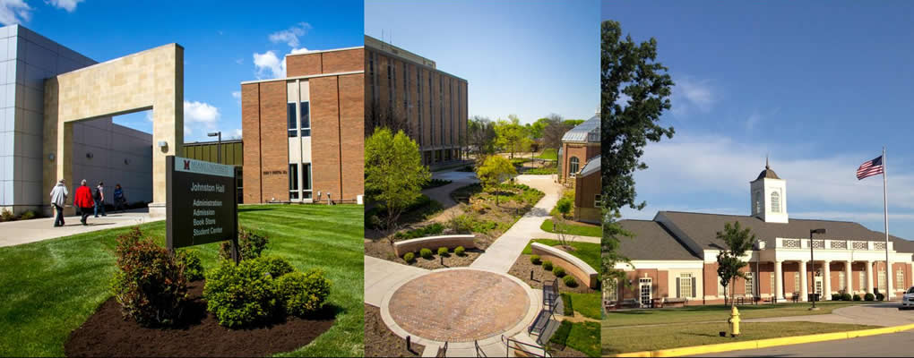 Johnston Hall on the Middletown Campus, Hamilton Campus in between the Conservatory and Mosler Hall. Voice of America Learning Center.