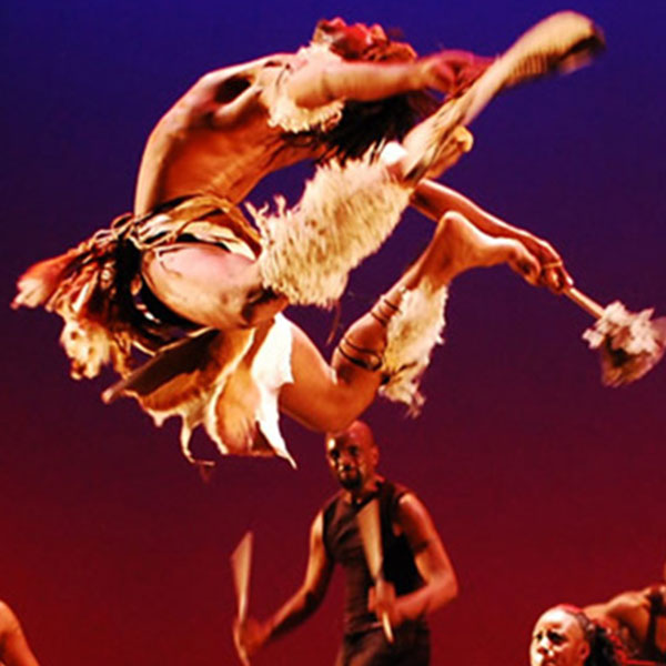 Step Afrika performance at Miami University Middletown Campus.