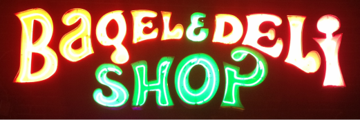 Neon sign that reads